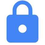 Google Cloud 2 lock 50dp 4285F4FF FILL1 wght400 GRAD200 opsz40