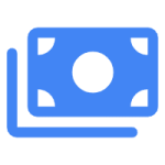 Google Cloud 3 payments 50dp 4285F4FF FILL1 wght400 GRAD0 opsz48
